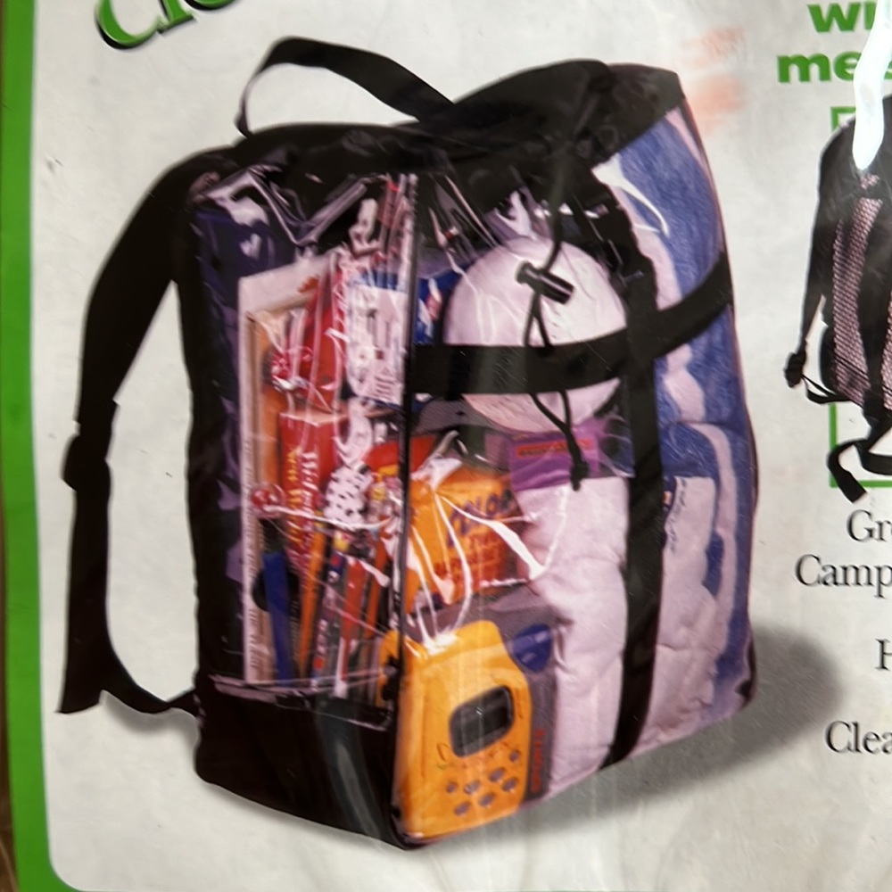 Bajer Mesh Clear Back Pack - Picture 3 of 4